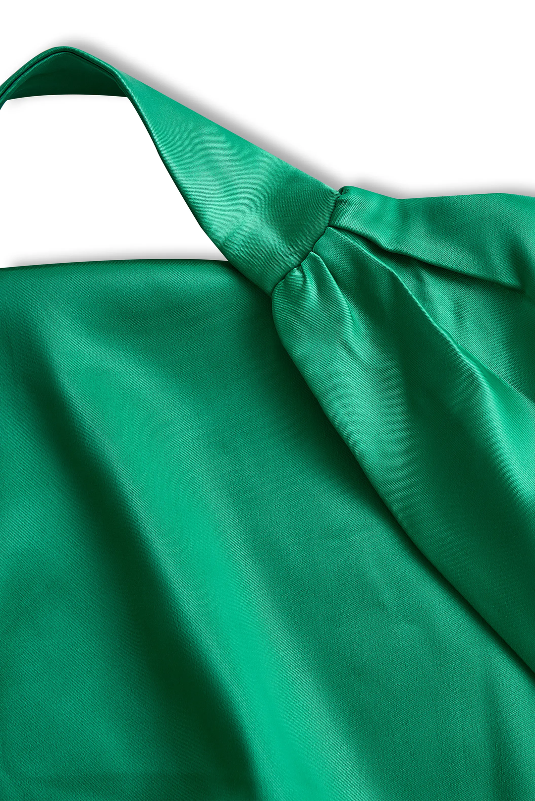 Draped Satin Halterneck Evening Party Chic - Mini Dress CASA LARO