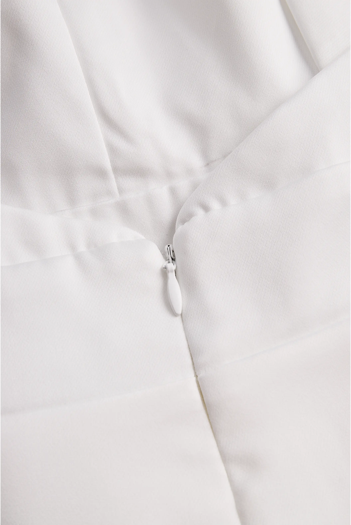 Elegant Satin Halter With Adjustable Necklace-Style Chain - Evening Jumpsuit CASA LARO