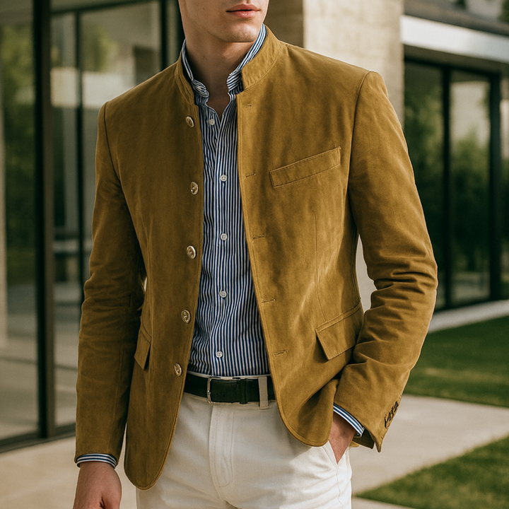 Johnny - Premium Suede Jacket CASA LARO MEN