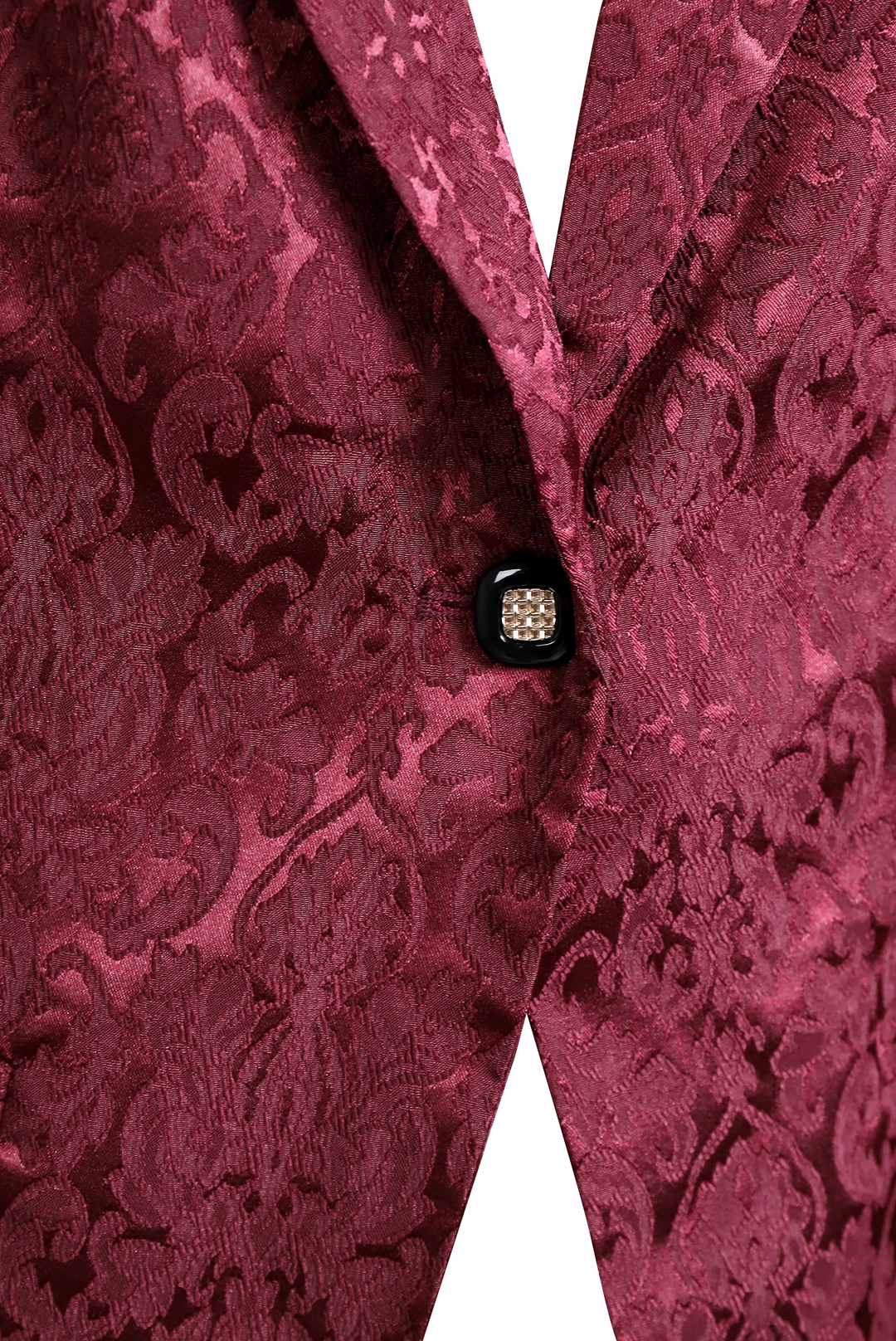 Noble Burgundy Jacquard Satin Tailored Fit - Blazer CASA LARO