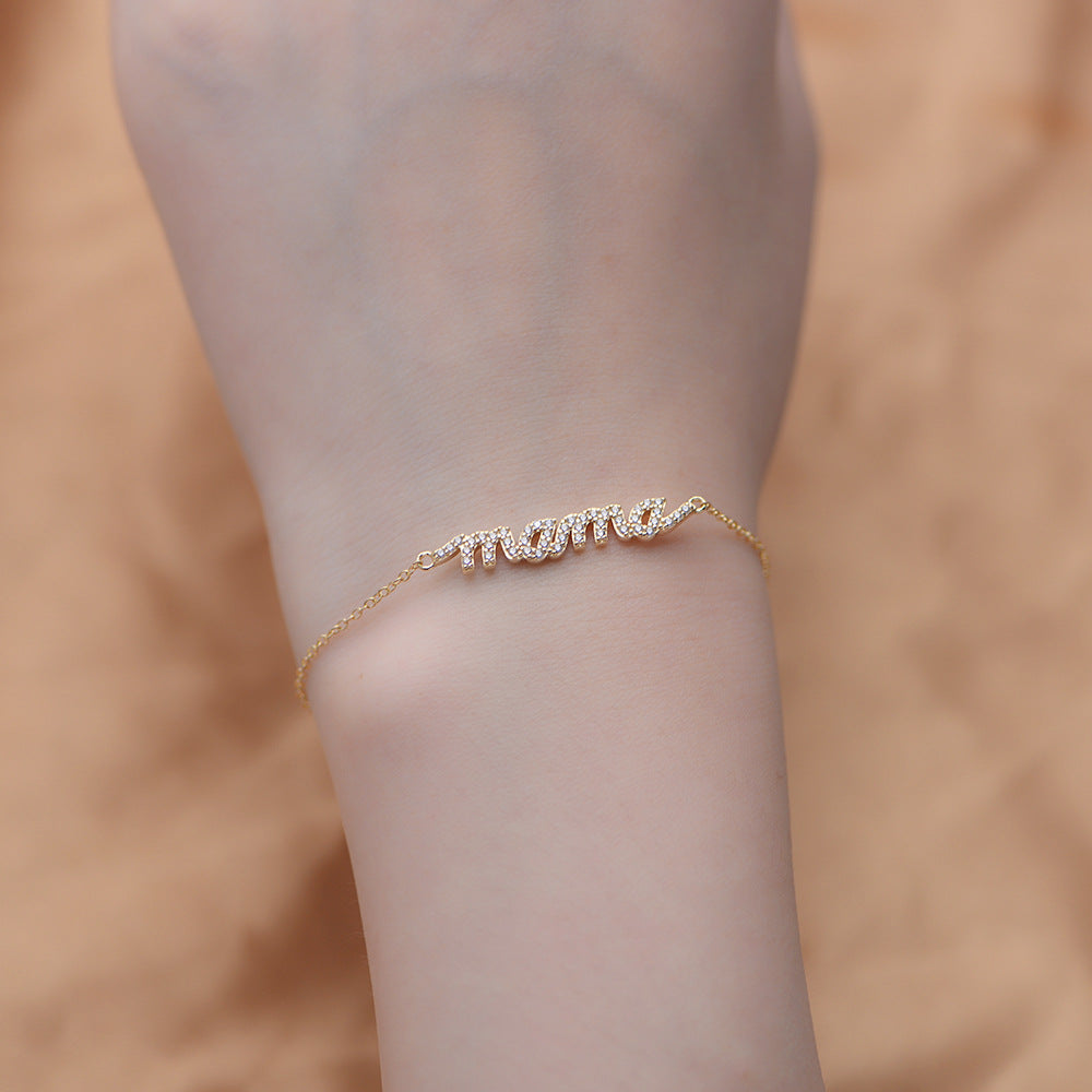 Classic Sterling Silver Bracelet For Mom Carly Jewelry