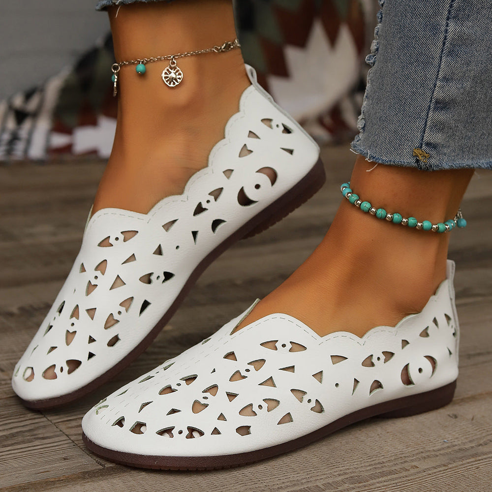 Sage Leather Comfort - Flats CASA LARO WOMEN