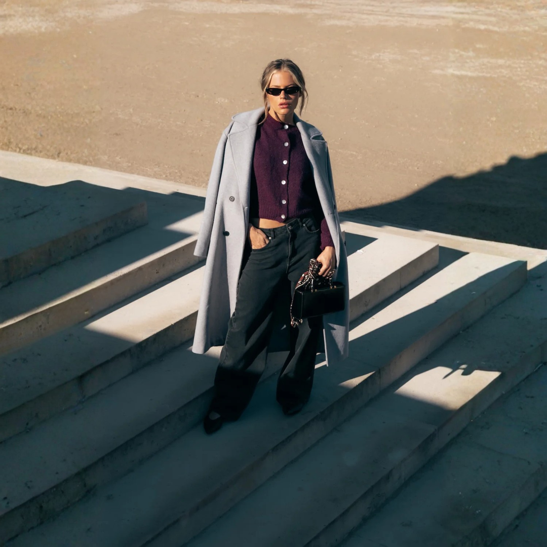 Vania - Classic Long Wool Coat CASA LARO