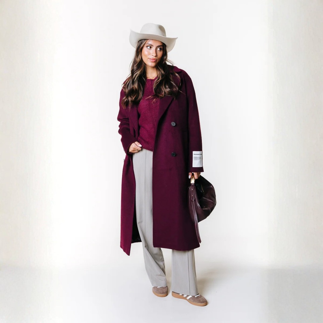 Vania - Classic Long Wool Coat CASA LARO