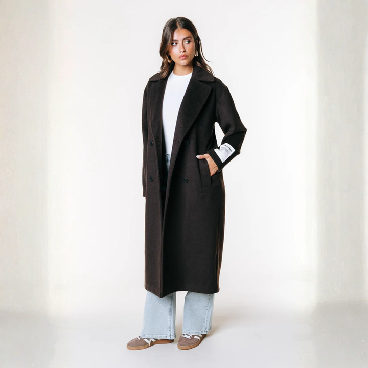 Vania - Classic Long Wool Coat CASA LARO