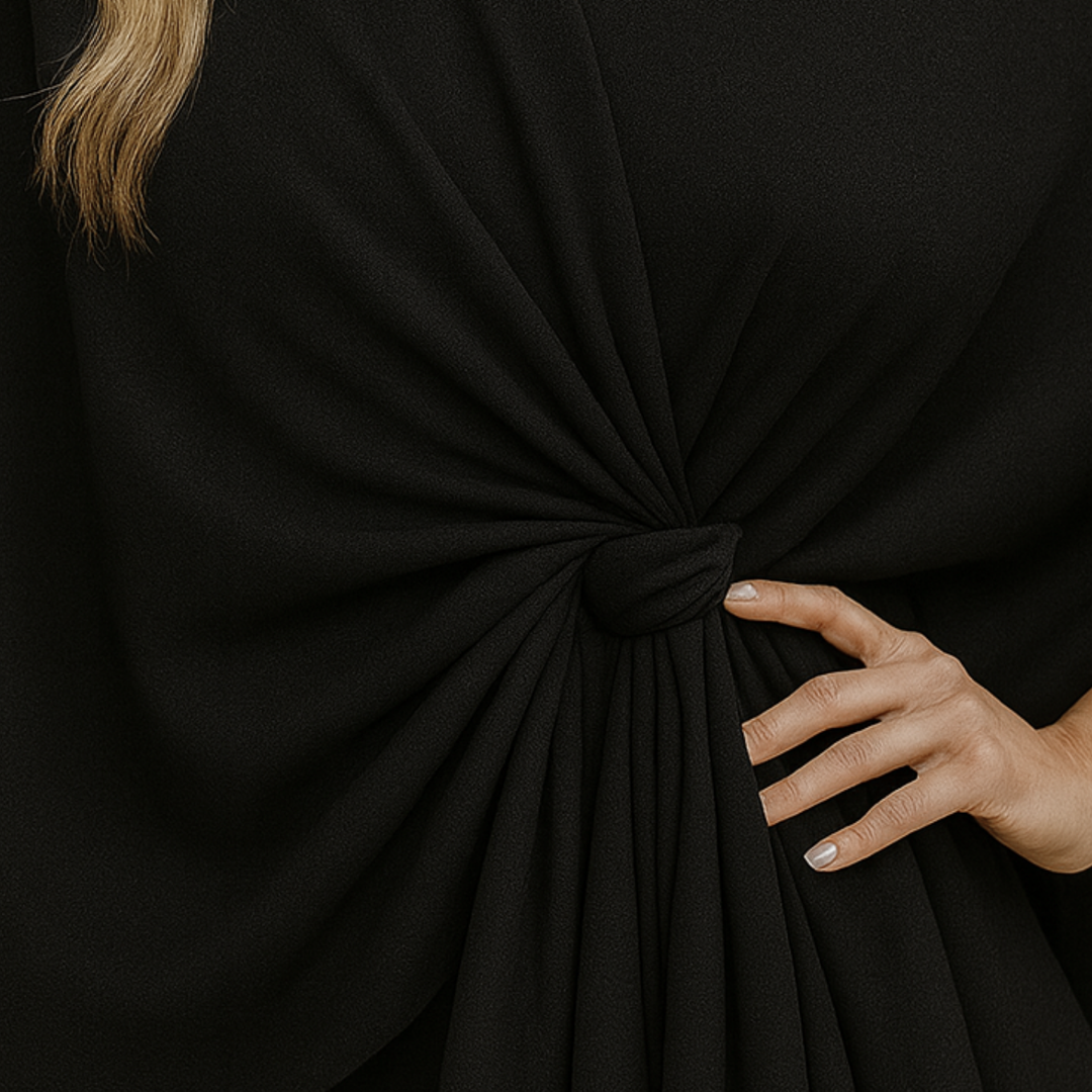 Yvonne - Draped Poncho CASA LARO WOMEN