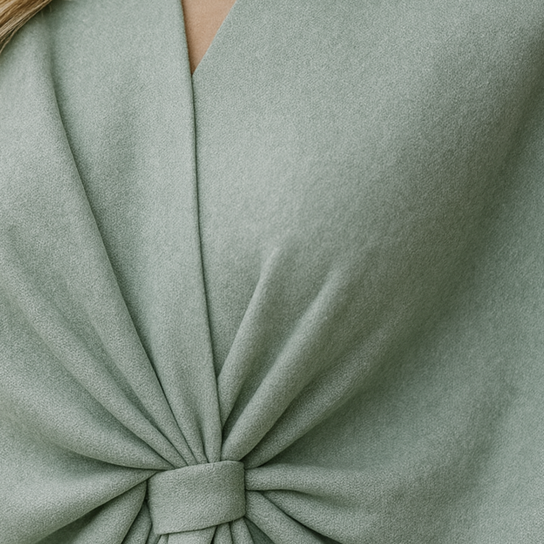 Yvonne - Draped Poncho CASA LARO WOMEN